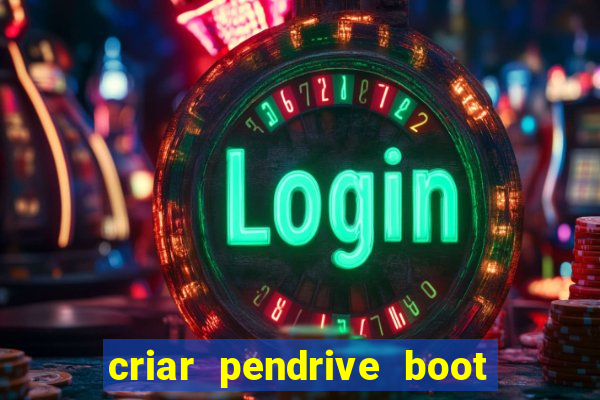 criar pendrive boot windows 10